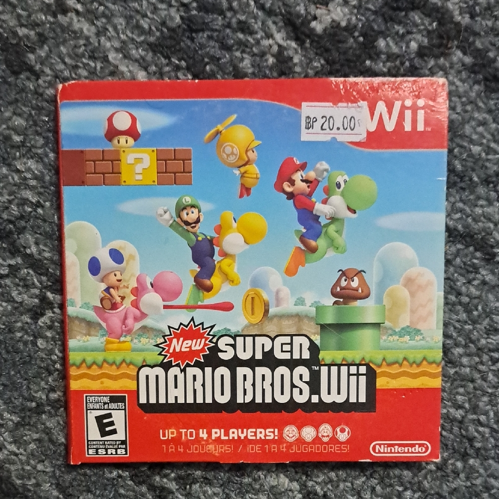 2010 Nintendo Wii Super Mario Bros. (Wii 2010) No Manual USED